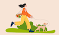 create clean vector illustration for website or app