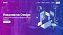 create a responsive website with HTML CSS