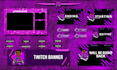 design twitch intro, animated twitch overlay, banner, kick, twitch emotes