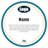 circular round logo badge sticker label patch in 1 hour