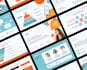 design presentation, pitch deck, sales deck in canva, indesign, or powerpoint