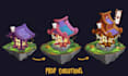 design awesome 2d game art, props, objects and assets