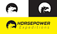 design a minimalistic negative space logo for your business