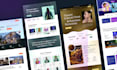 do figma website design or website ui ux, website mockup, landing pages in figma