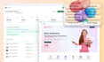 do website ui ux design for saas, mobile app ui ux, wireframe in figma