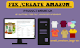 create , merge or fix your amazon listing by flat file