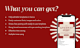 make sparkling christmas instagram template for you