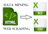 do web scraping and data mining of protected website
