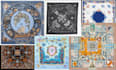 create scarf bandana pattern design for fabric print