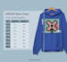 make personalized size charts for you, image or HTML