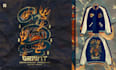custom sukajan jacket illustration, clothing design