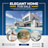 create modern real estate poster