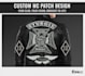 do custom embroidered biker patches designed, digitized and shipped