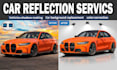 automotive car photo image  retouching editing, enhancement, background removal