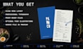 design a clean modern menu for your cafe or restaurant