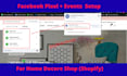 setup facebook pixel conversion API or fix fb pixel, events and catalog