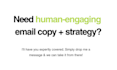 be your email copywriter for persuasive emails and engaging newsletters