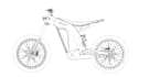 cycle or bike main frame structure, plus suspension system design
