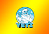 design creative  cartoon yeti logo with satisfaction guaranteed