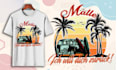 create custom t shirt design and vector illustration for merchandise