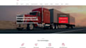 design an optimized logistics website trucking, transport cargo dispatch website
