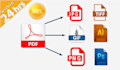 convert word, pdf, png, jpeg, heic, mp3, mp4, mov 12hrs