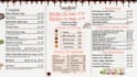 design restaurant digital menu, static tv screen, tv animated menu board