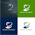 make a super unique hands heart logo design for your brand
