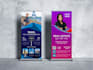 do professional roll up banner, pull up, or billboard design