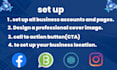 create a business page and pixel setup