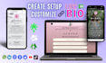 setup customize linktree bio link, beacons, linkpop, taplink