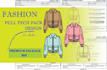 create professional fashion tech pack and technical drawing