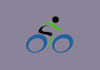 design bicycle logo with express delivery