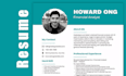 make professional resume design or a modern cv template