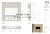 draft blue print furniture in 2d autocad