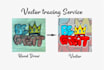 recreate, edit, fix, update your logo and vector tracing