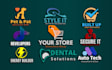 design professional 3d sports dj and fashion logo