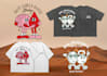 create a retro style cartoon illustration