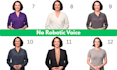 be your professional female spokesperson for green screen video