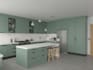 design a realistic 3d kitchen cabinetry and render it