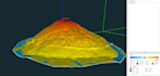 calculate volume with point cloud, dwg, dxf mesh data