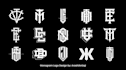create initial monogram logo