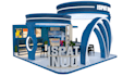 design a 3d exhibition booth, trade show stand, or kiosk