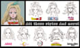 draw your original character, fanarts or avatar