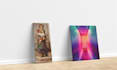 create canvas wall art mockup design