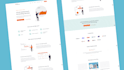 design a high converting one page website for your business