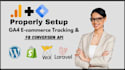 set up ga4 ecommerce tracking and google analytics report