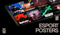design event poster, esports graphics, movie poster, web3,