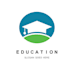 design a professional modern education logo