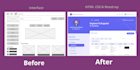 design, redesign website with HTML boostrap